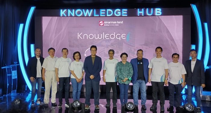 Sinar Mas Land Gelar Topping Off Gedung Knowledge Hub Di Kawasan