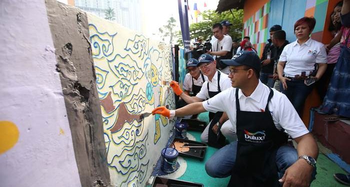 AkzoNobel mempercantik lingkungan di sekitar Wisma Atlet Kemayoran