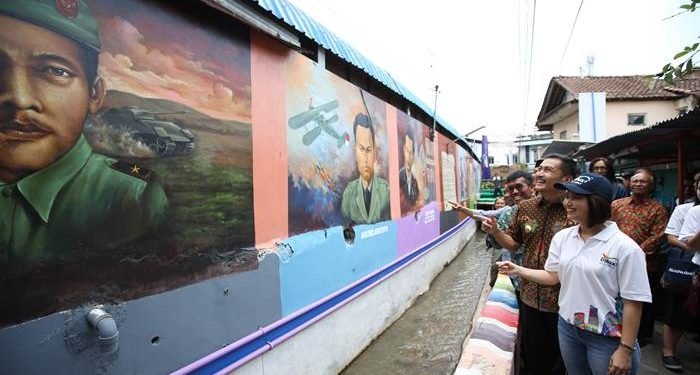 AkzoNobel Meriahkan  Kampung Wisata Pancuran