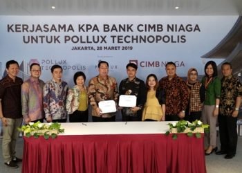 CIMB NIAGA GANDENG POLLUX TECHNOPOLIS BERIKAN KPA