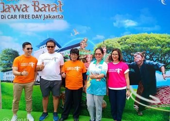 Pesona Wisata Jawa Barat Ramaikan Car Free Day Jakarta