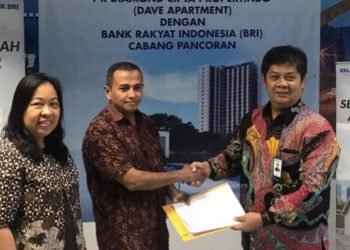 Bank BRI dan Diamond Land Siap Memudahkan Customer Dave Apartment