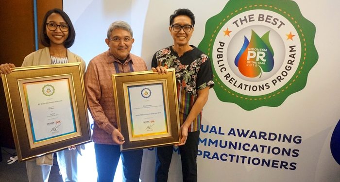 SHARP Indonesia Boyong Indonesia PR of the Year 2019
