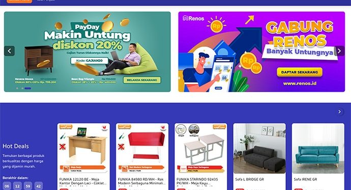 Renos.id, Marketplace Online Hadir di Indonesia