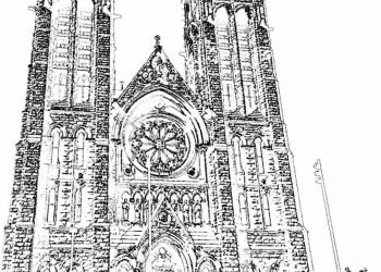 Bangunan Bersejarah Dalam Sketsa