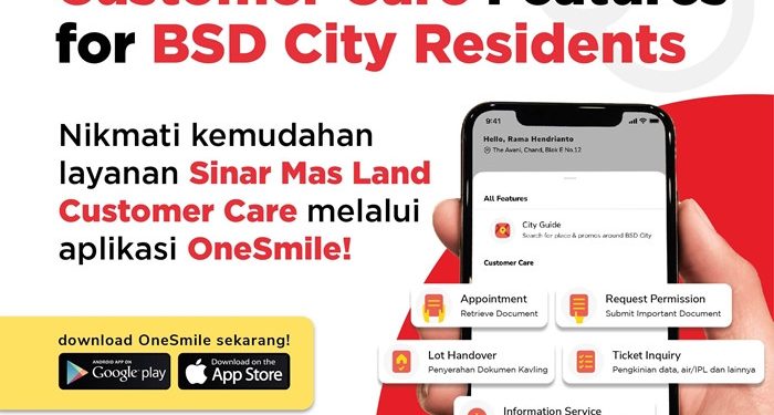 Warga BSD City Nikmati Layanan Customer Care Melalui City App OneSmile