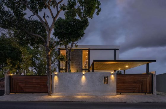 View of Tropical-Industrial Luxury Villa - asrinesia
