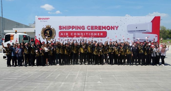 Sharp Indonesia Lakukan Pengiriman Pertama Produk AC Dalam Negeri 