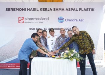 Sinar Mas Land dan Chandra Asri Group Resmikan Hasil Kerja Sama