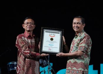 Metland Pecahkan Rekor MURI untuk Bola Dunia Terbesar