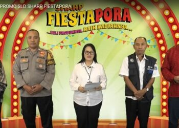 Perwakilan Sharp Indonesia Beserta Para Saksi Menyaksikan Program Pengundian Sharp Fiestapora