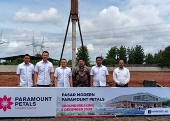 Paramount Petals Gelar Groundbreaking ‘Pasar Modern’ dan Resmikan ‘Community Club’