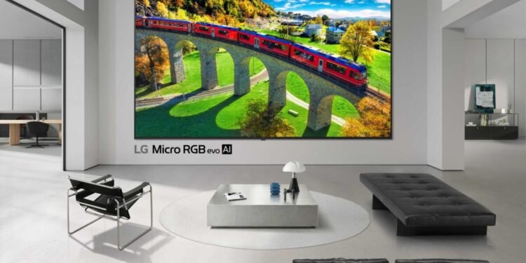 LG TV Micro RGB evo Siap Debut di CES 2026