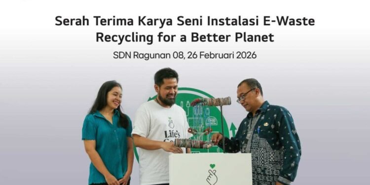 LG Serahkan Karya Seni Instalasi E-Waste ke SDN Ragunan 08