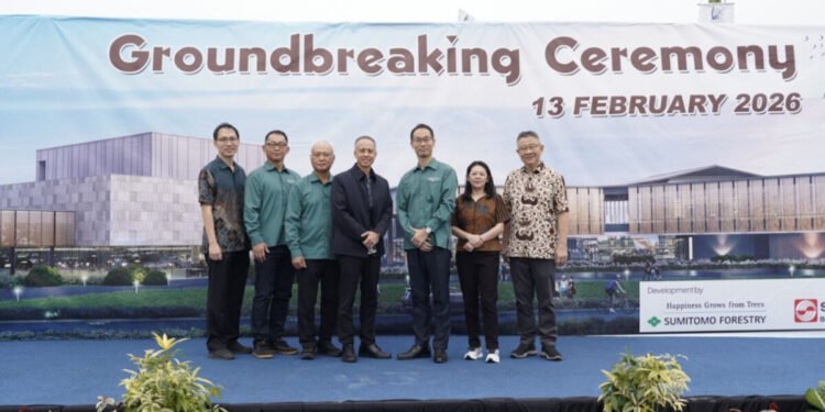 Sinar Mas Land dan Sumitomo Forestry Gelar Groundbreaking Marketing Gallery Ecovia di Kota Wisata Cibubur