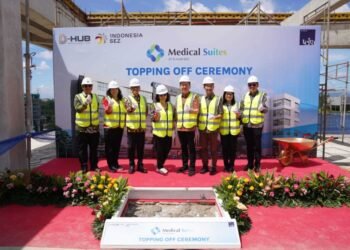 Sinar Mas Land Lakukan Prosesi Topping Off Medical Suites