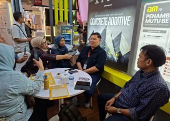 AM Mortar Menampilkan Produk Inovasi di IndoBuildTech 2026