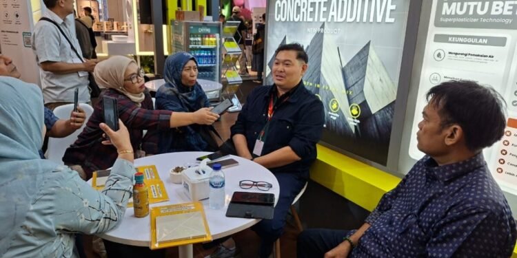 AM Mortar Menampilkan Produk Inovasi di IndoBuildTech 2026