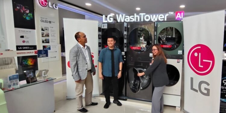 LG WashTower: Ketika Desain Vertikal dan Teknologi Cerdas Menyatukan Mesin Cuci dan Pengering