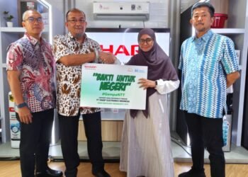 Sharp Indonesia Hadirkan Kepedulian Untuk Warga Terdampak Gempa NTT